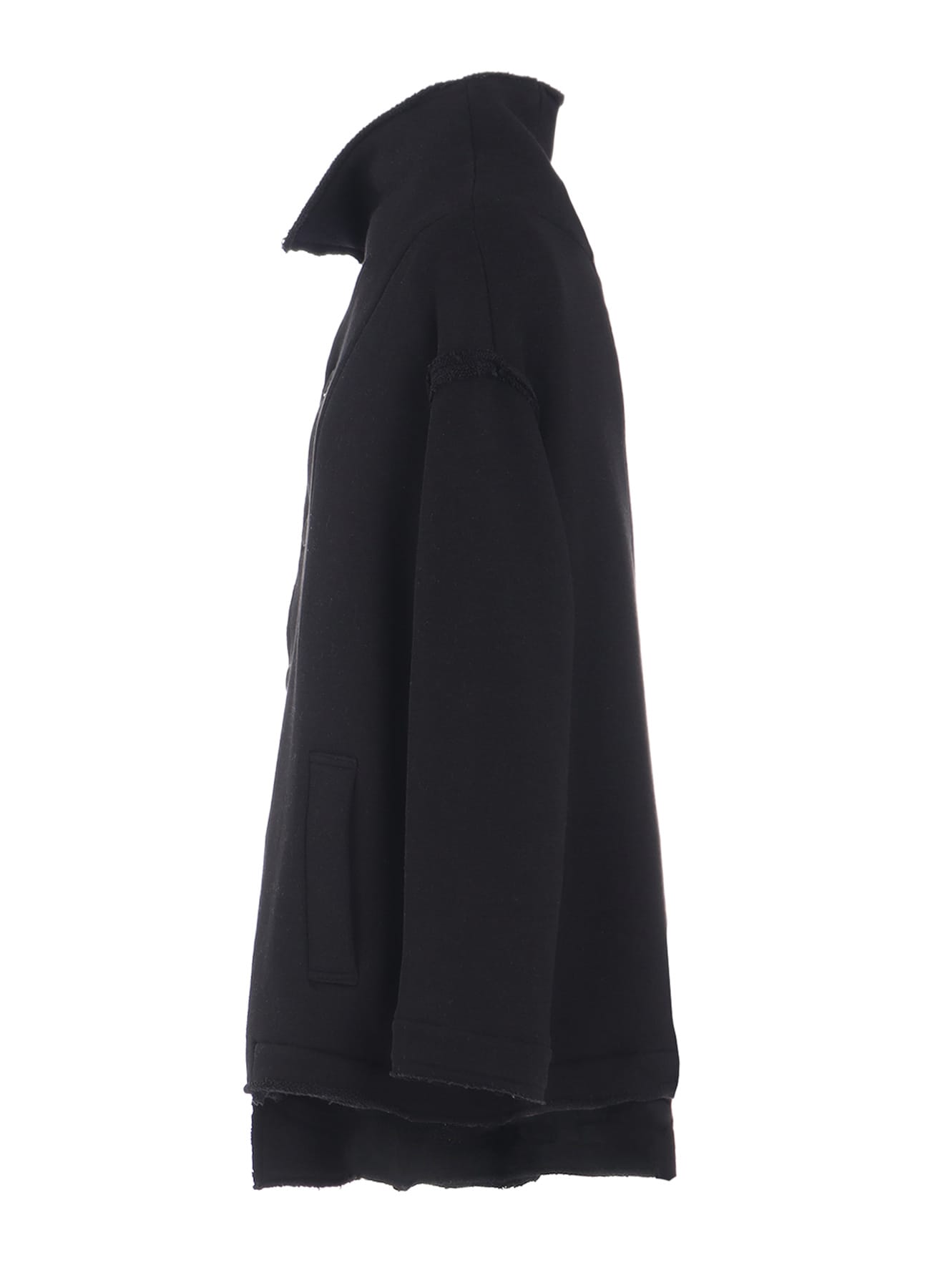 COTTON/LYOCELL ASYMMETRIC JACKET