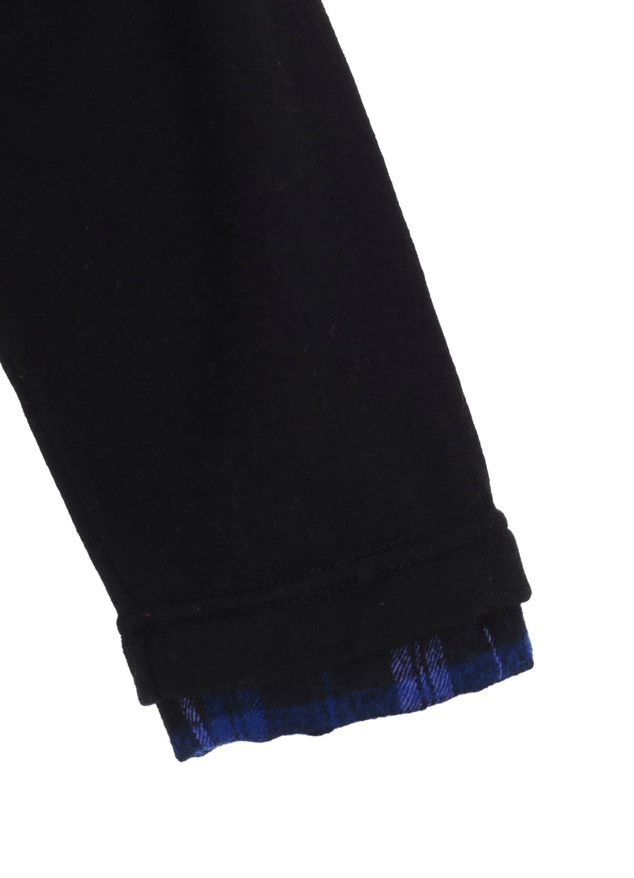 MILLED PLAID WOOL SHORT T