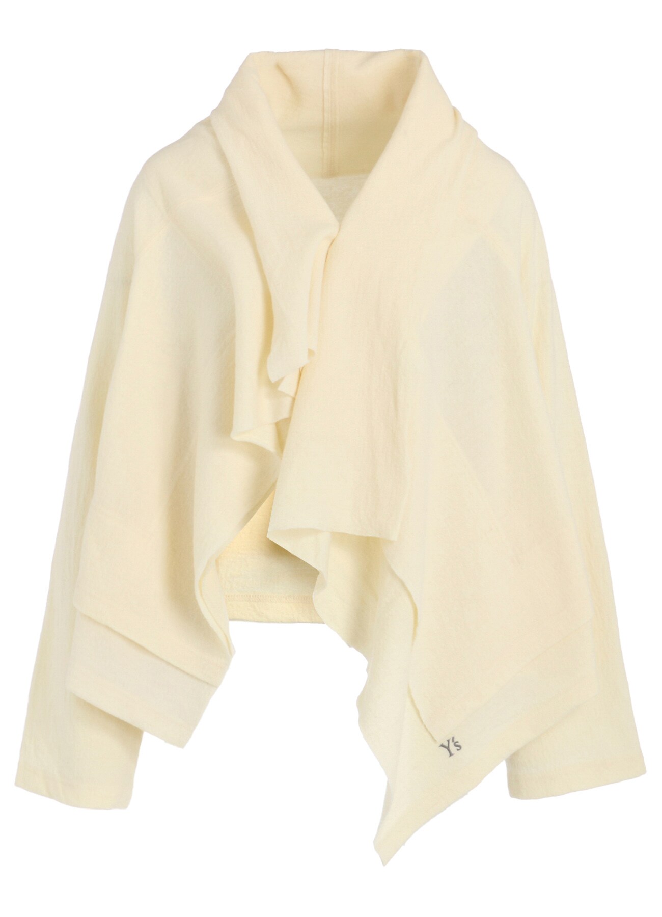 MILLED WOOL CARDIGAN