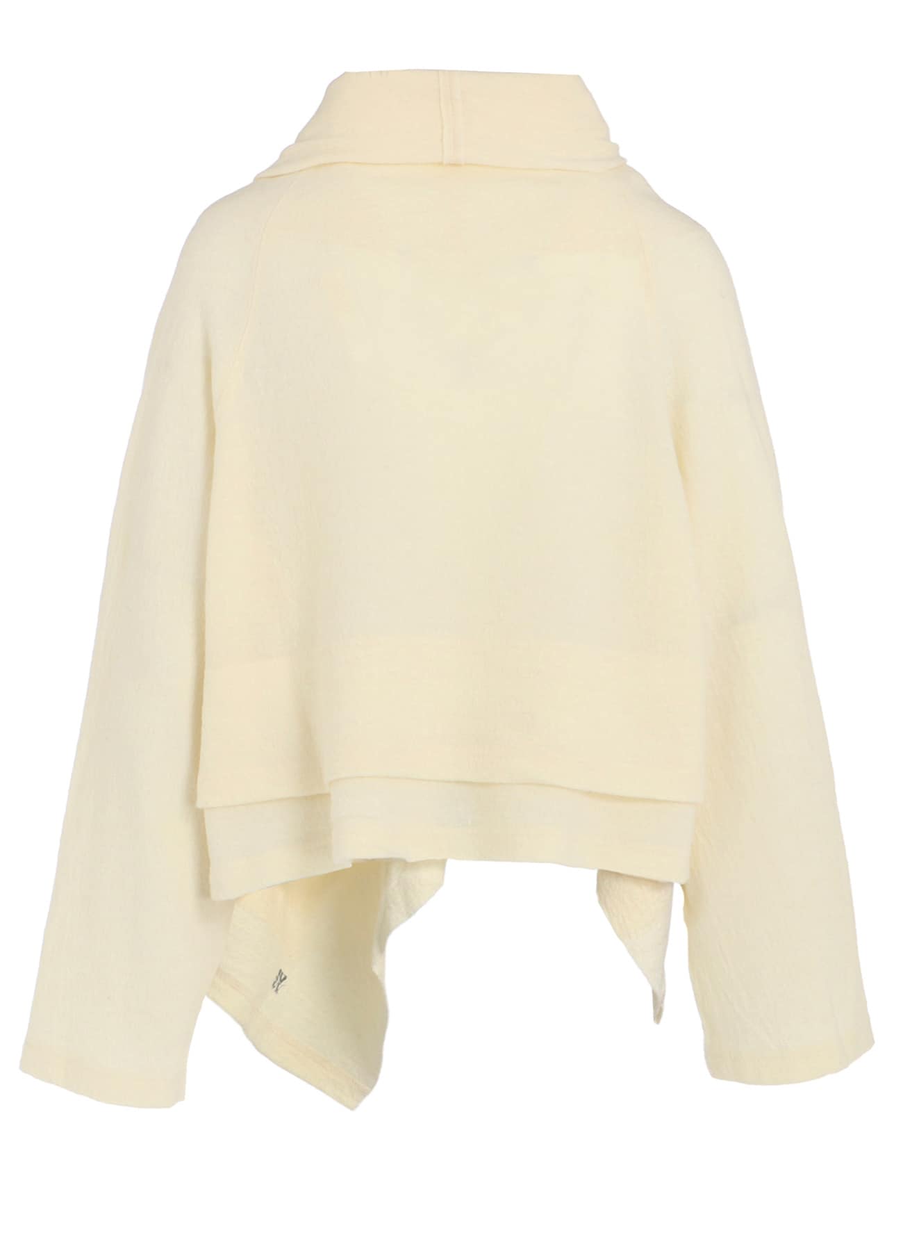 MILLED WOOL CARDIGAN