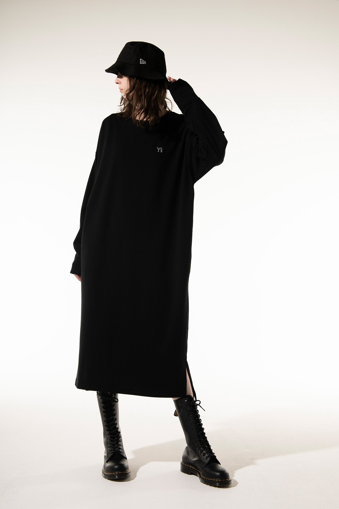 Y S New Era L S Cotton Tee One Piece S Black Y S The Shop Yohji Yamamoto