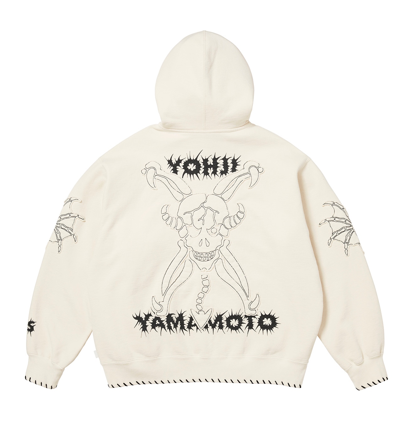 Y's/Supreme ZIP UP HOODED SWEATSHIRT