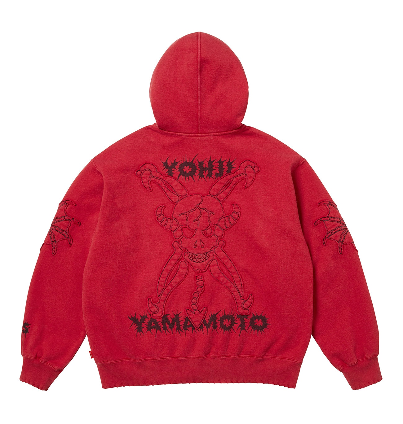 Y's/Supreme ZIP UP HOODED SWEATSHIRT