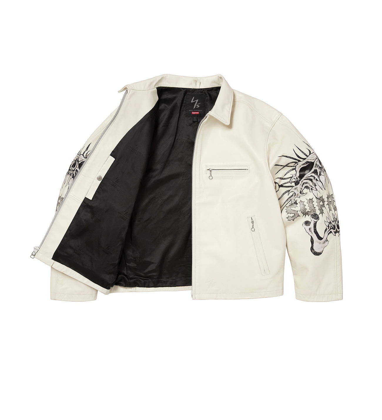 Y's/Supreme LEATHER JACKET