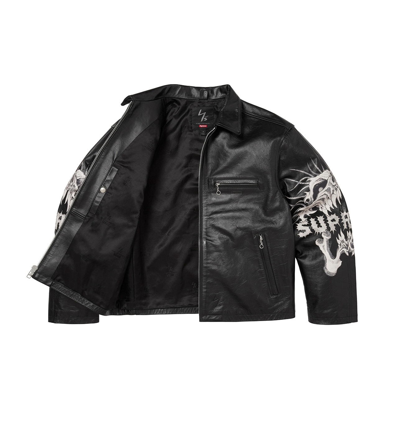 Y's/Supreme LEATHER JACKET
