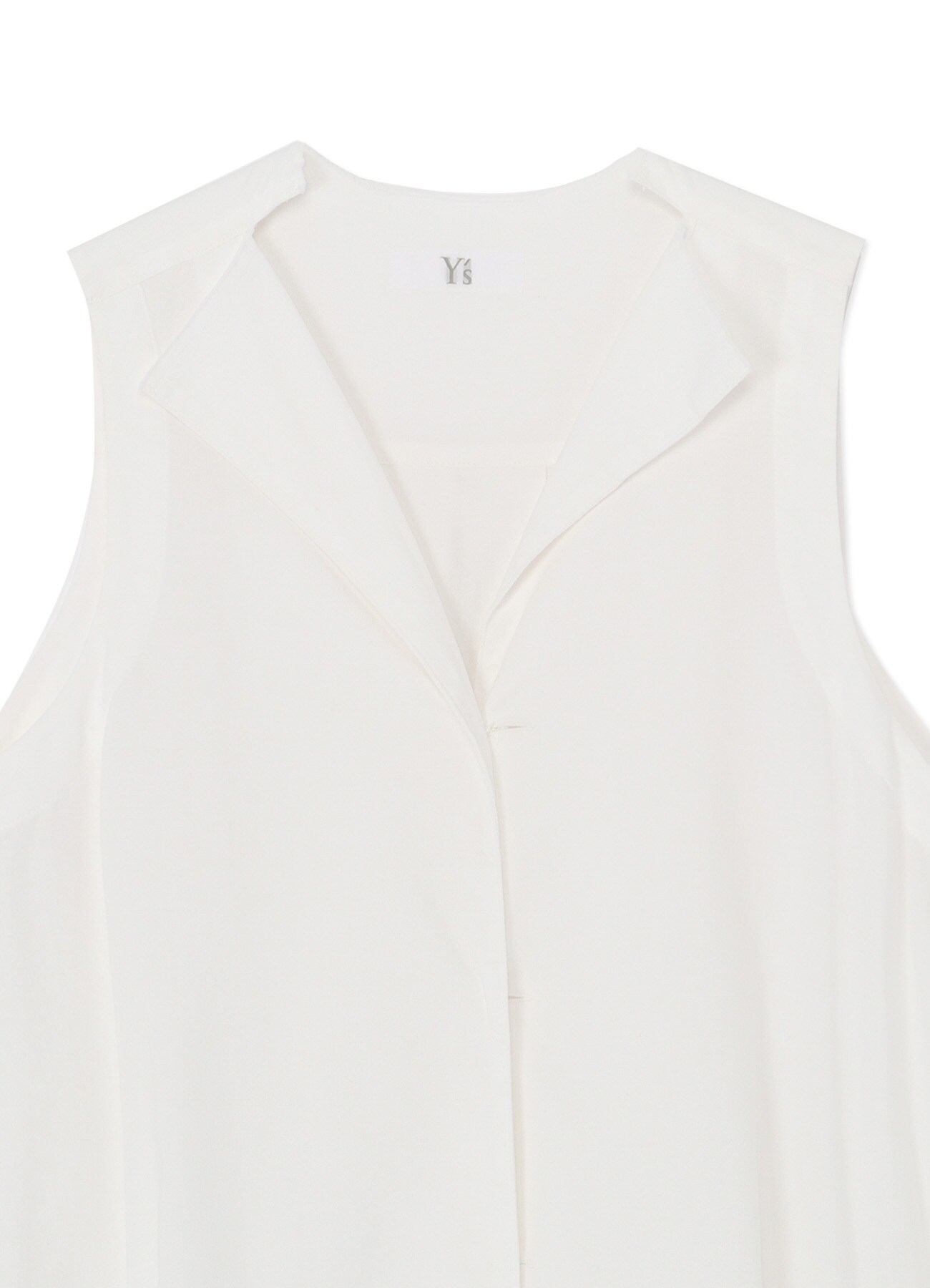 [Y's BORN PRODUCT] THIN COTTON TWILL SLEEVELESS DRESS