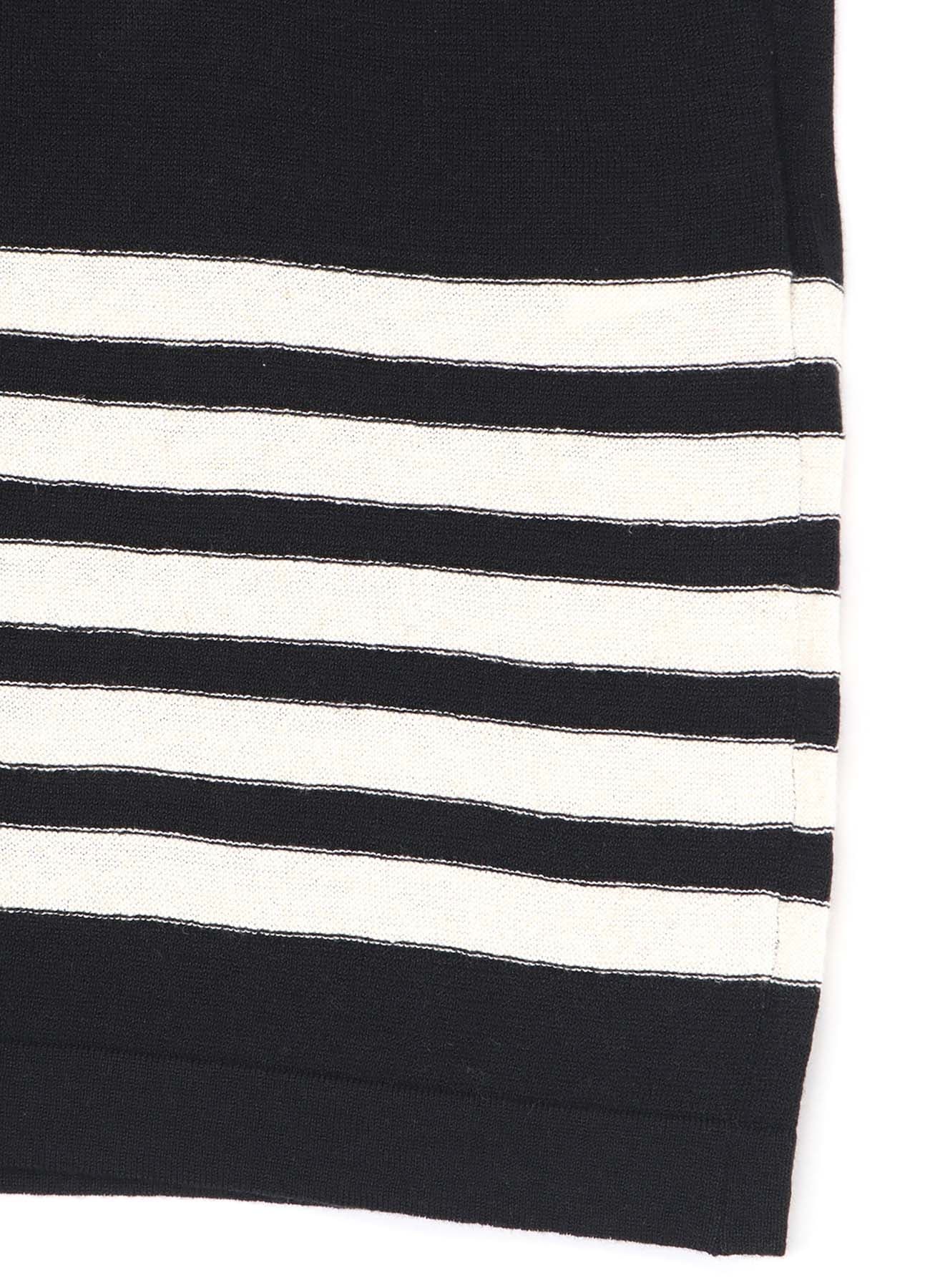 Ry/C TWISTED V NECK OVER SIZED PULLOVER KNIT