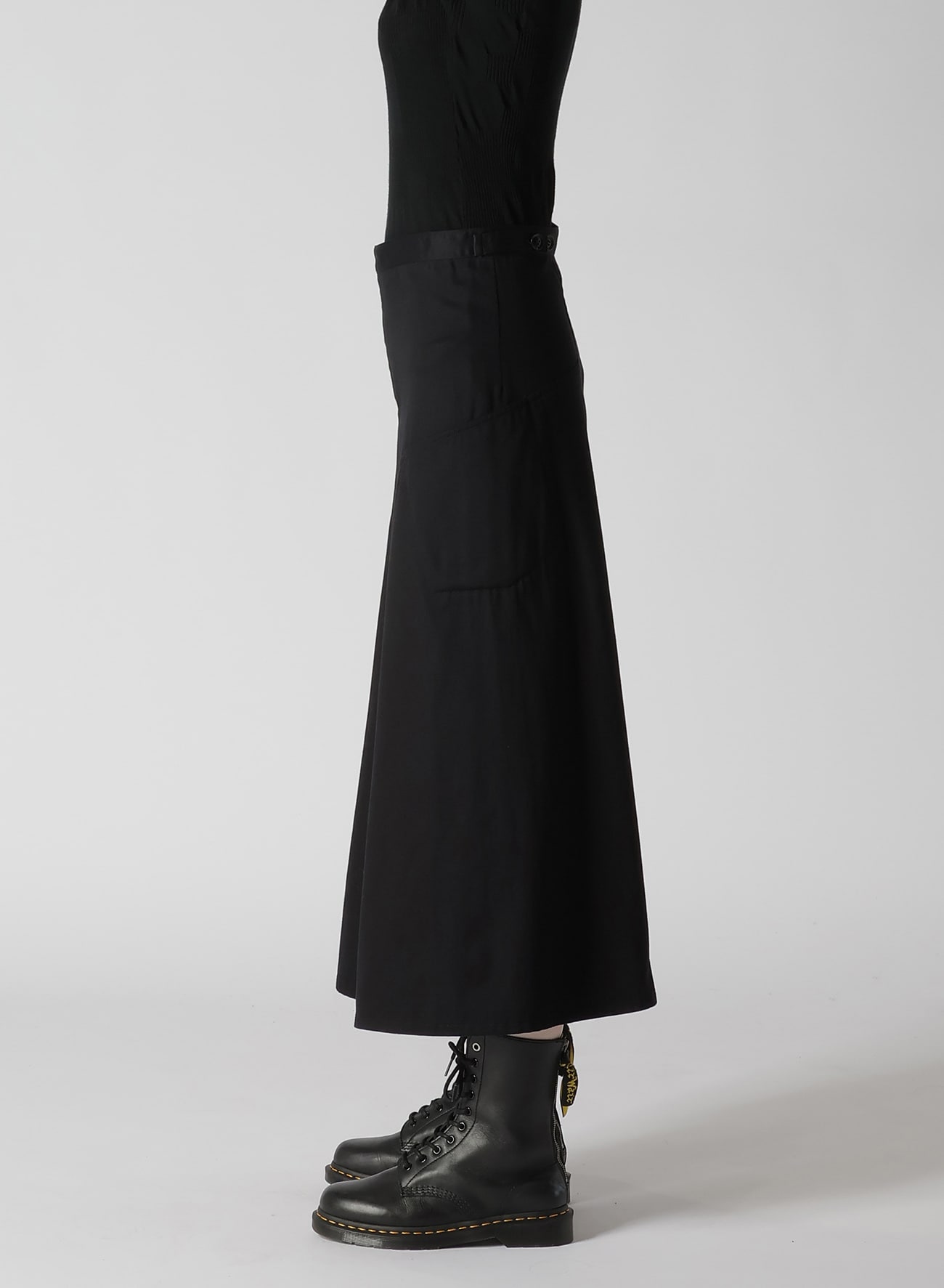 [Y's BORN PRODUCT] COTTON TWILL FLARE GUSSET FLARE SKIRT