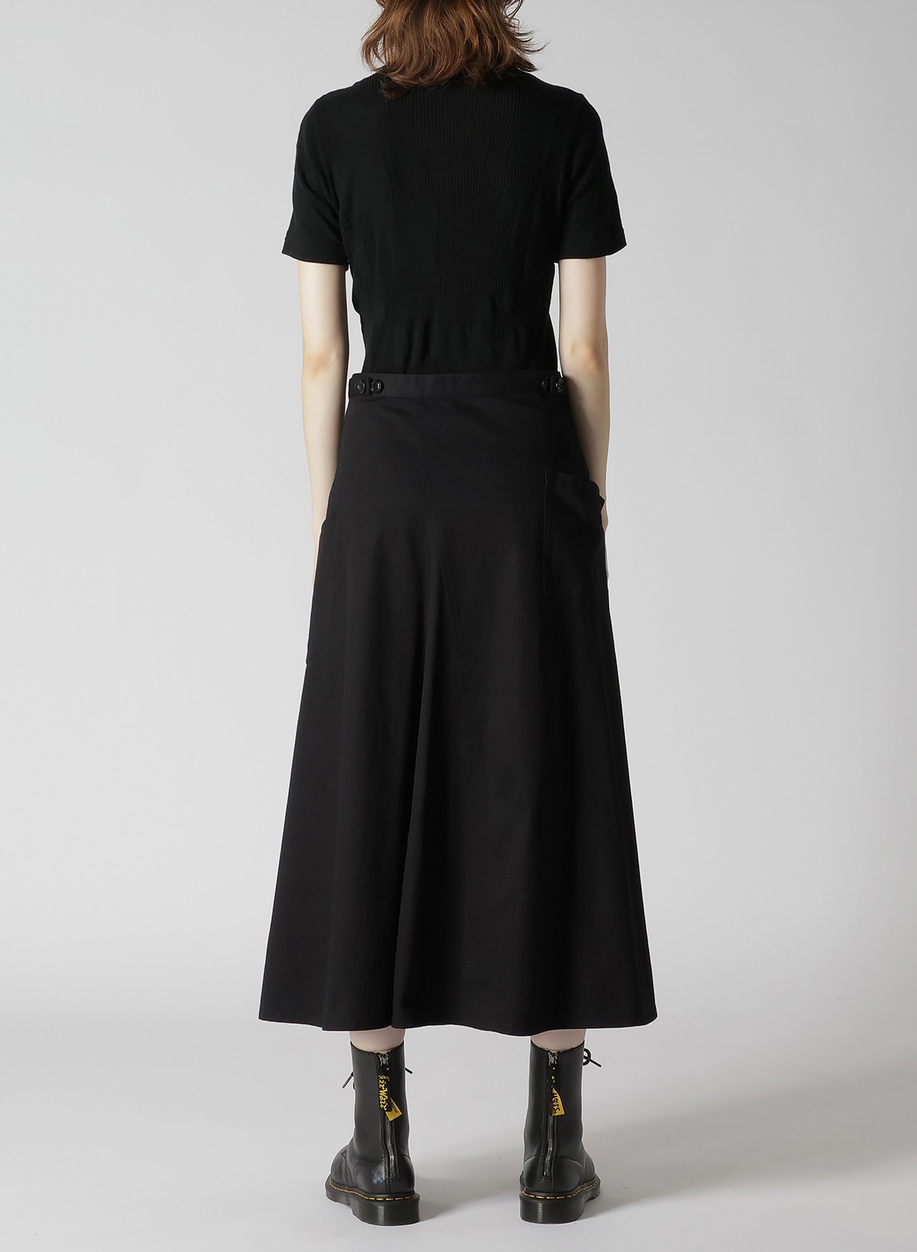 [Y's BORN PRODUCT] COTTON TWILL FLARE GUSSET FLARE SKIRT