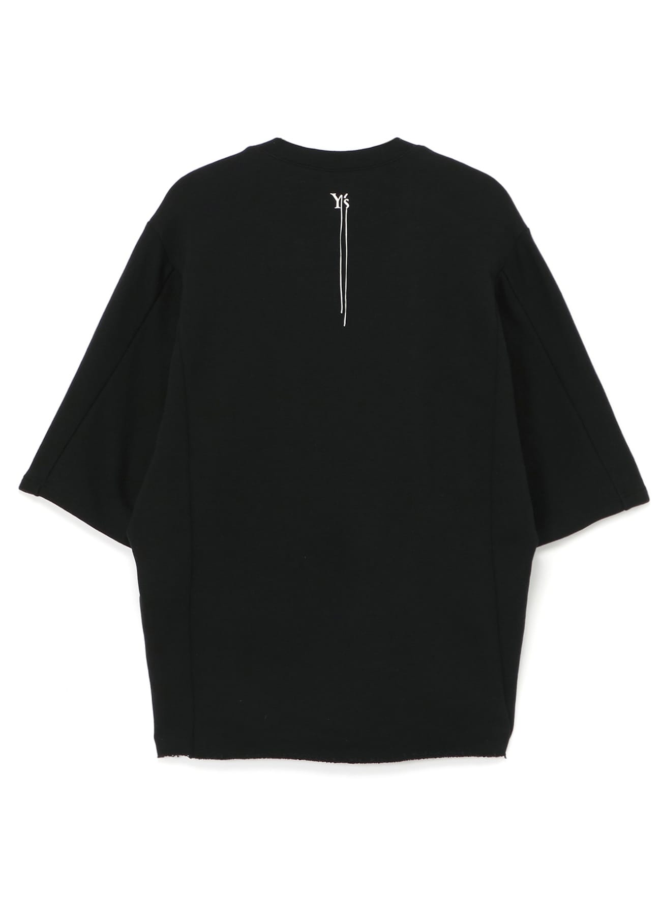 FRENCH TERRY Y'S LOGO EMBROIDERY OVERSIZED SWEATSHIRT(S Black 