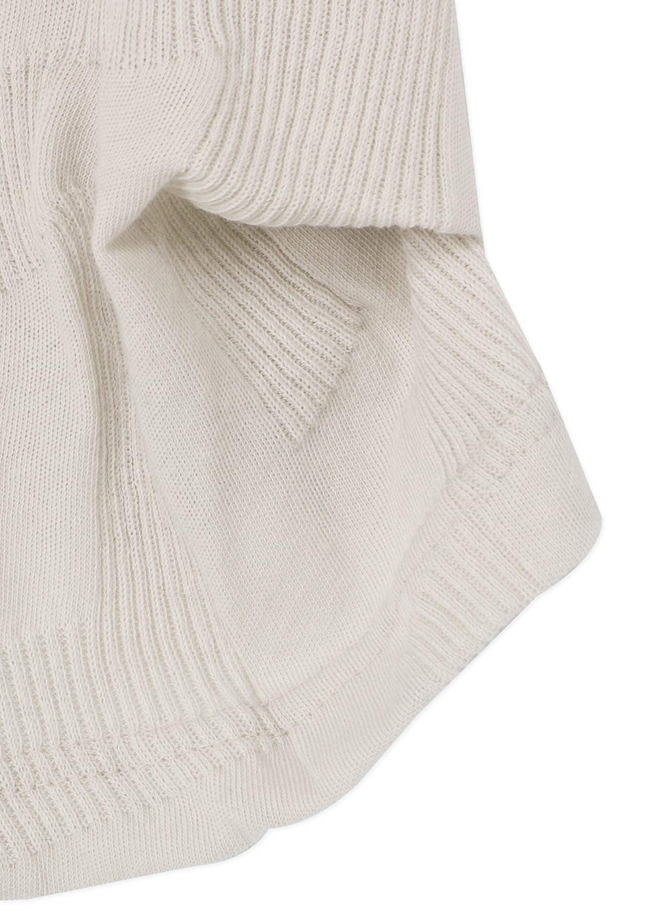 RIBBED BLOCK LINKS FOUR BUTTON CARDIGAN