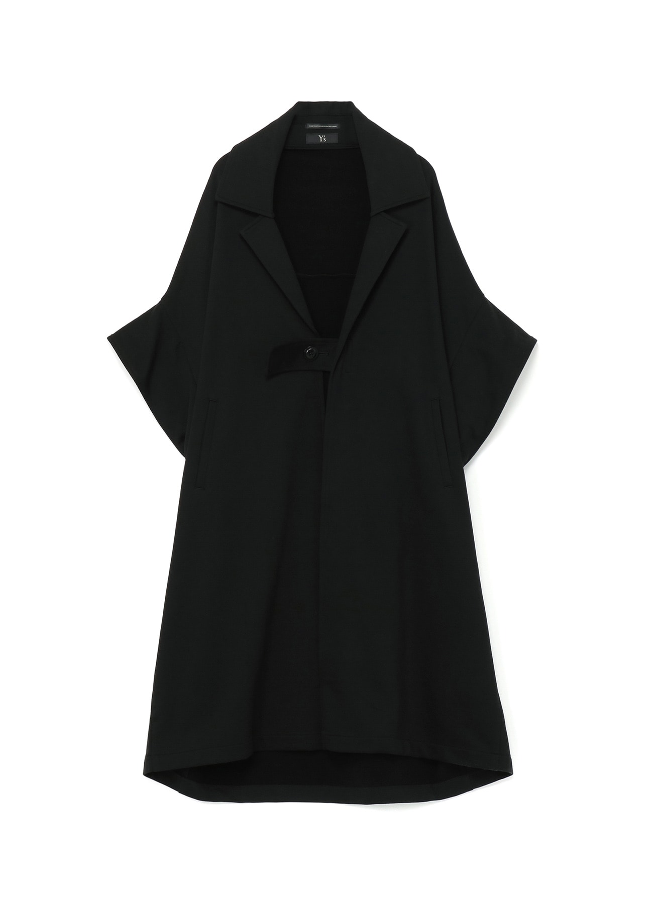 SMOOTH COTTON FRENCH TERRY SQUARE COAT