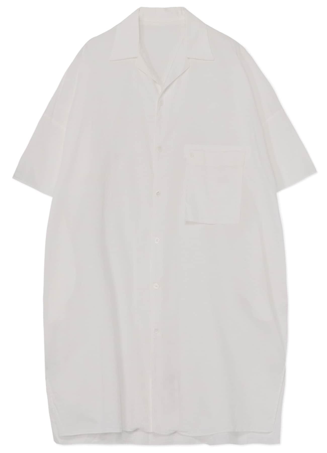 [Y's BORN PRODUCT]COTTON THIN TWILL FRONT POCKET SHIRT DRESS