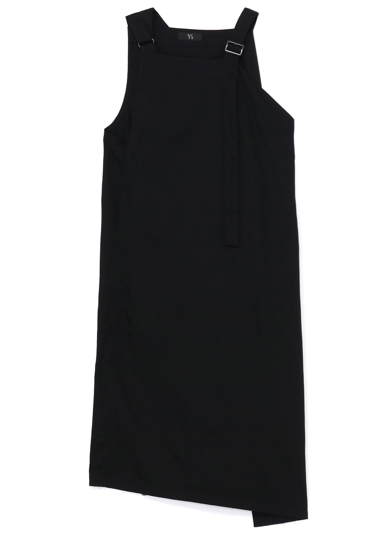 Y's BORN PRODUCT]COTTON TWILL SHOULDER STRAP STRAIGHT DRESS(XS 