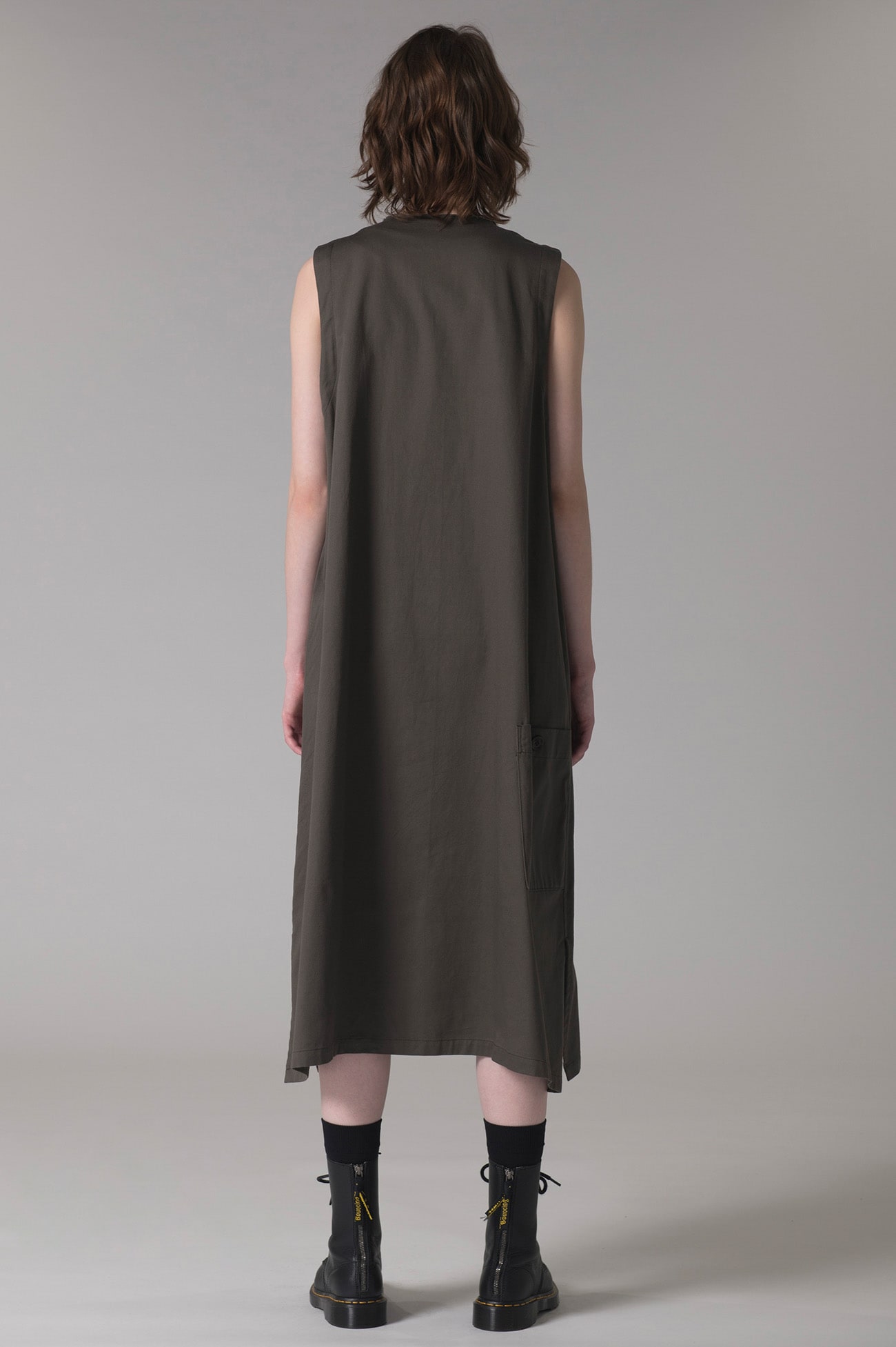Y's Yohji Yamamoto lapel dress 18ss