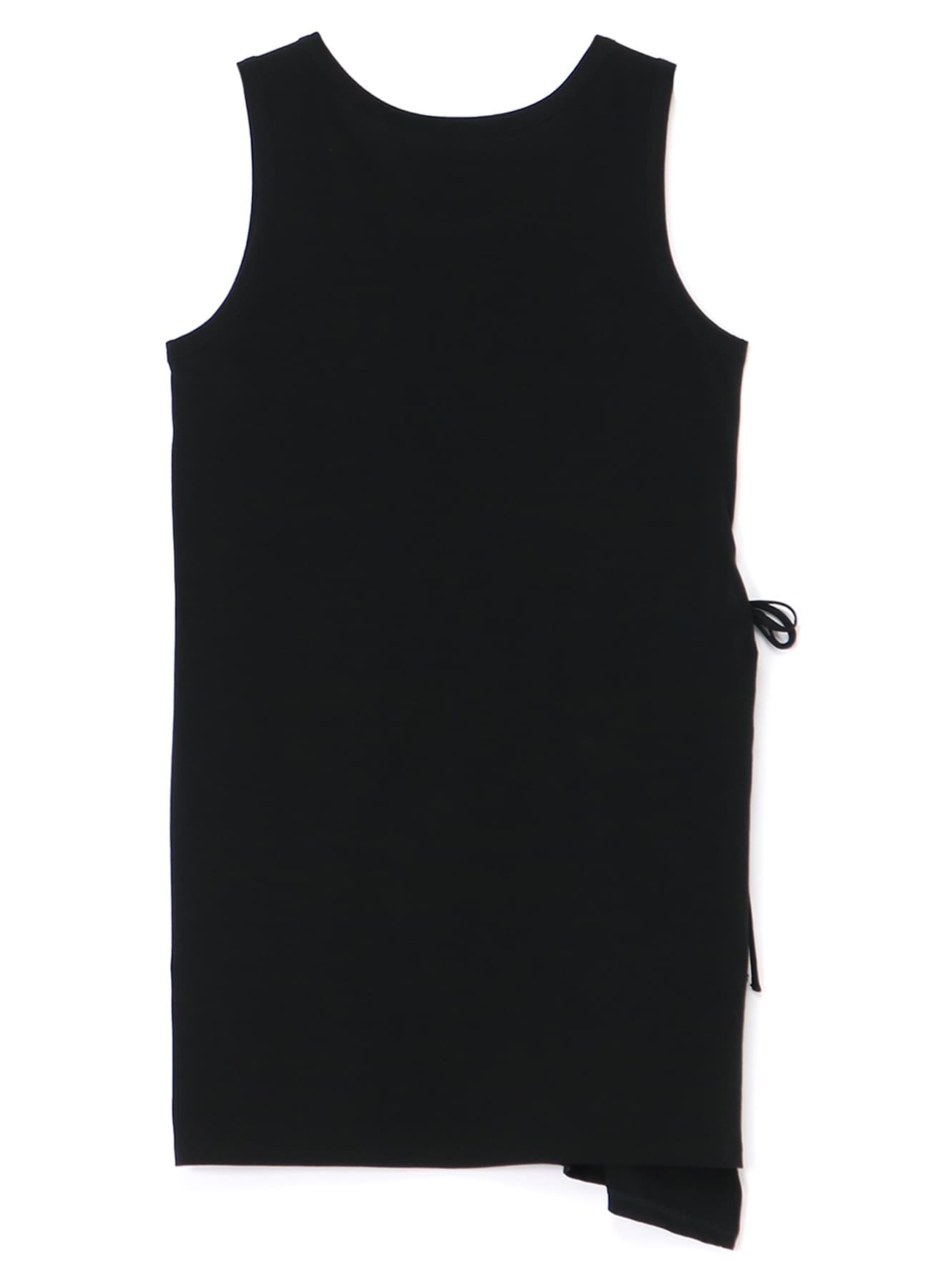 SOFT PLAIN STITCH RIGHT SLASH SLEEVELESS T