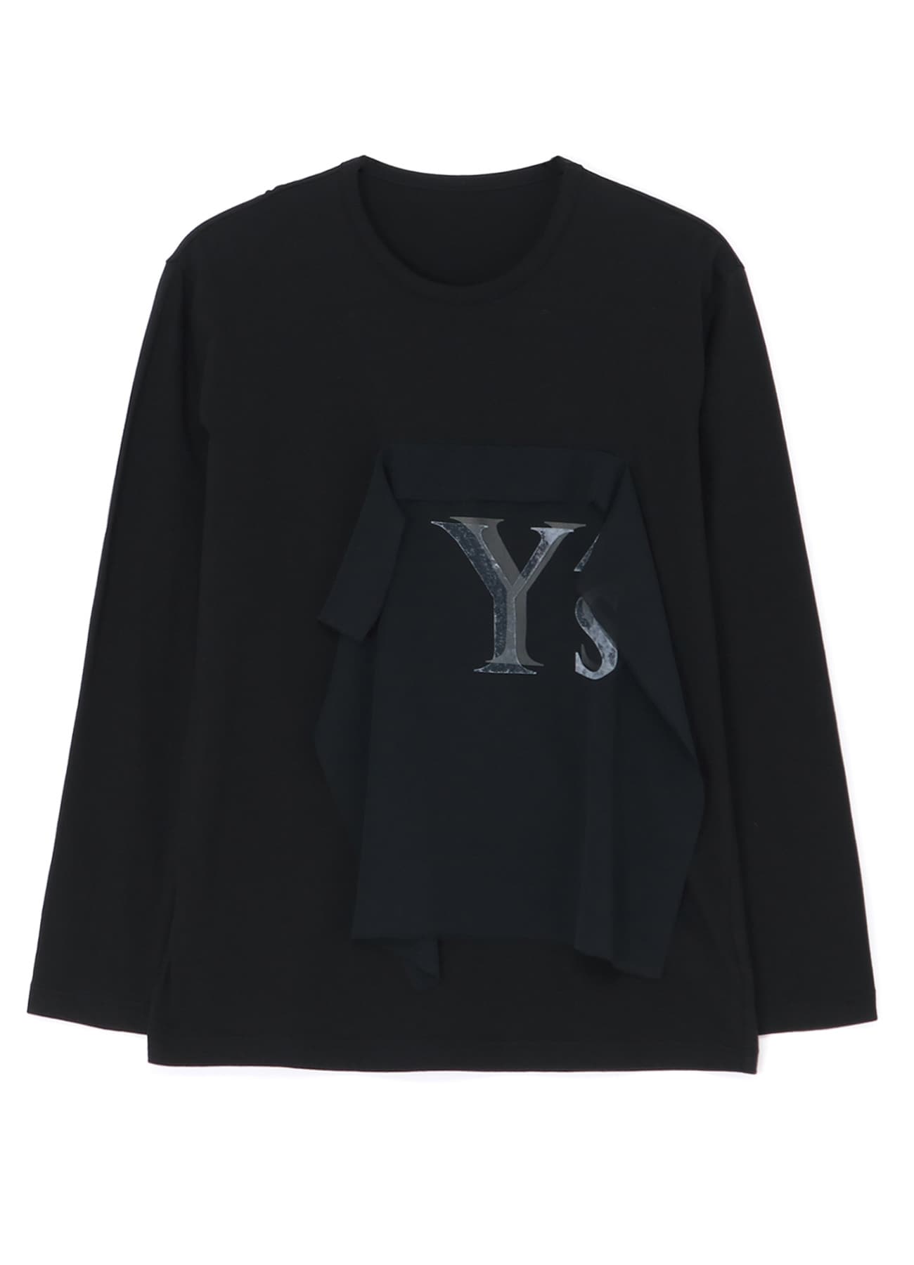 PLAIN STITCH x GEORGETTE Y's PATCH-WORKED LONG SLEEVES T