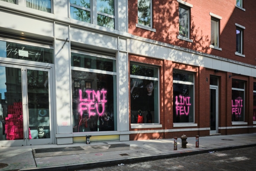 LIMI feu POP-UP at Yohji Yamamoto NEW YORK WOOSTER