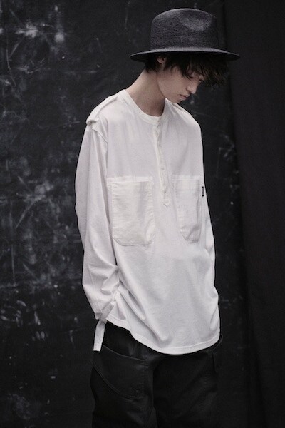 Yohji Yamamoto POUR HOMME 布帛Tシャツ - agedor.ma