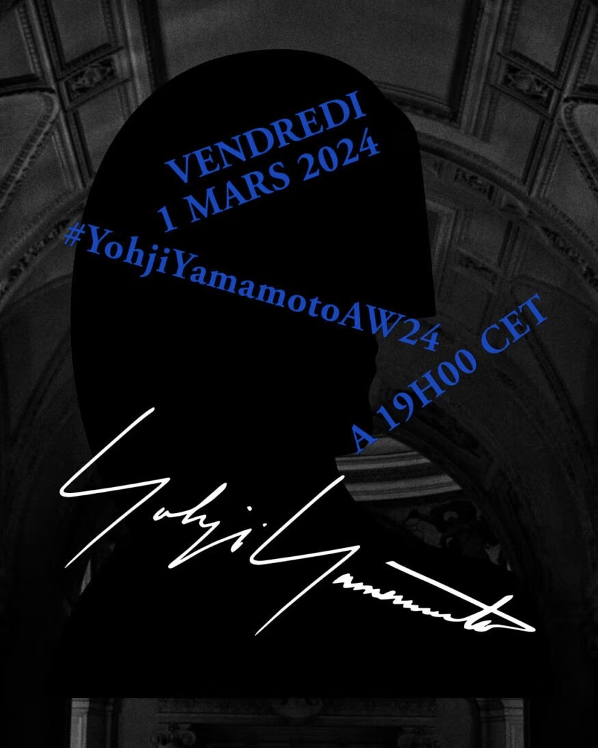 [LIVE] Yohji Yamamoto A/W 2024-25 PARIS COLLECTION