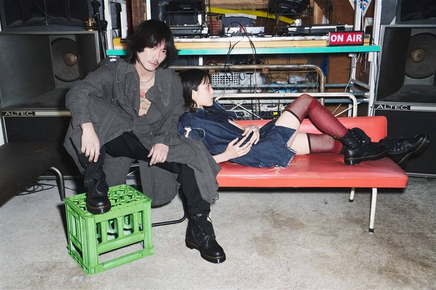 LIMI feu × Dr. Martens Collaboration Boots