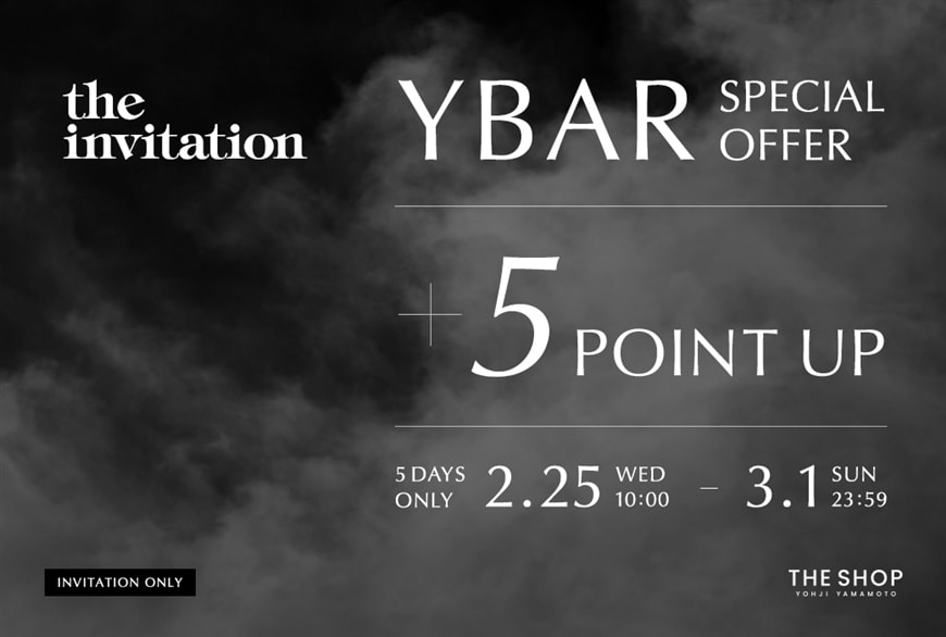 the invitation YBAR SPECIAL OFFER
