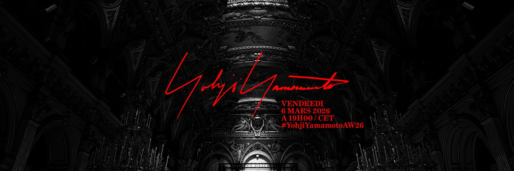 [LIVE] Yohji Yamamoto A/W 2026-27 PARIS COLLECTION
