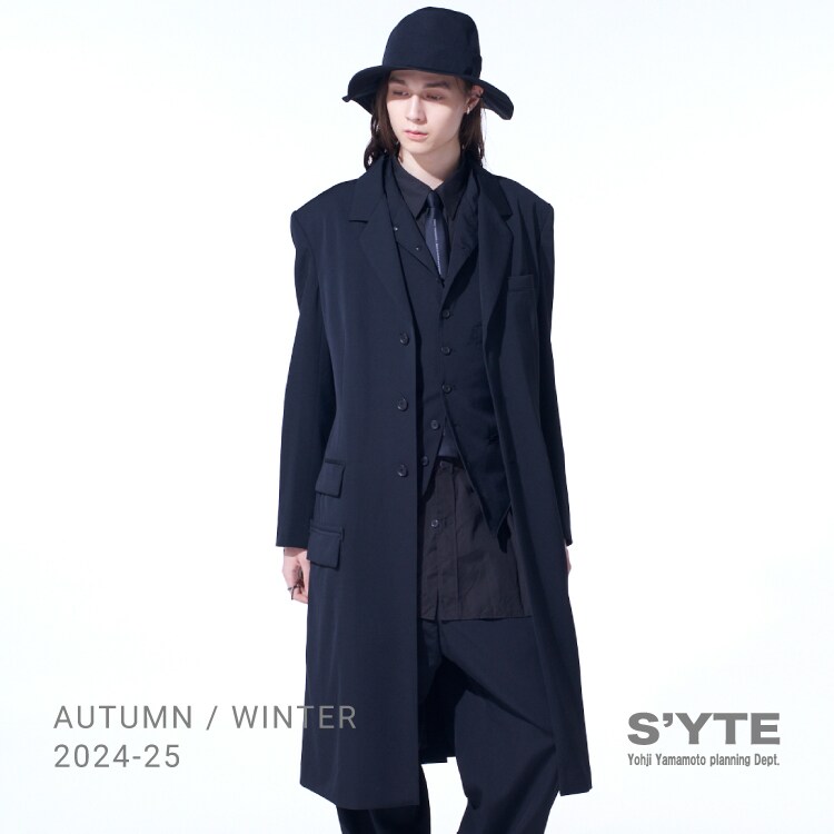 蘭さま】YohjiYamamoto POURHOMME コットン100%シャツ 寂れ